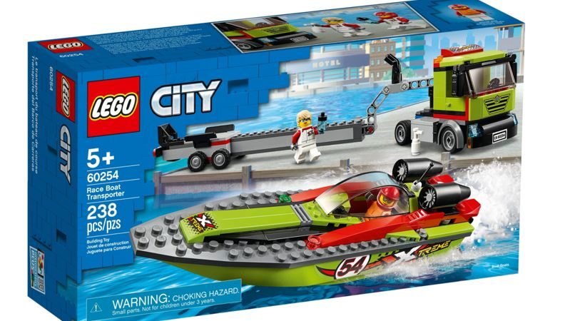 Gran oferta del  39% en  LEGO City – Transporte de la Lancha de Carreras (60254)
