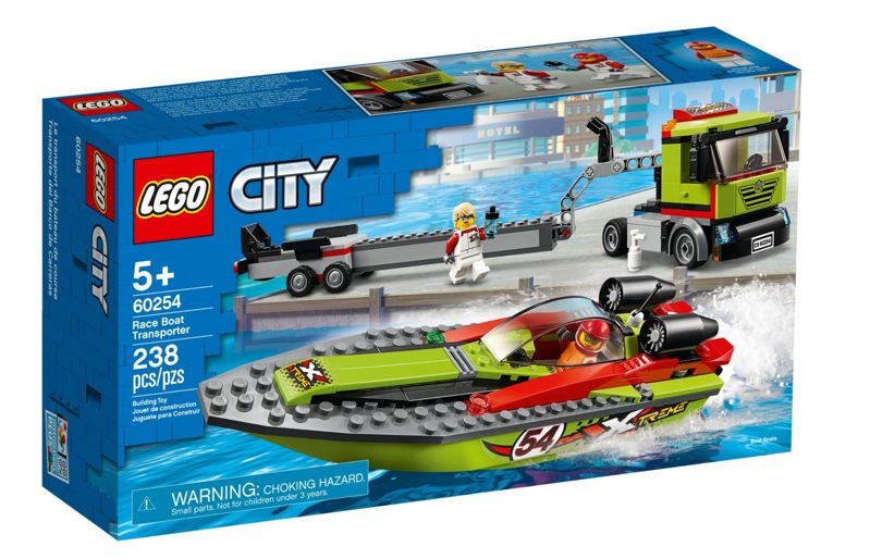 Gran oferta del  39% en  LEGO City – Transporte de la Lancha de Carreras (60254)