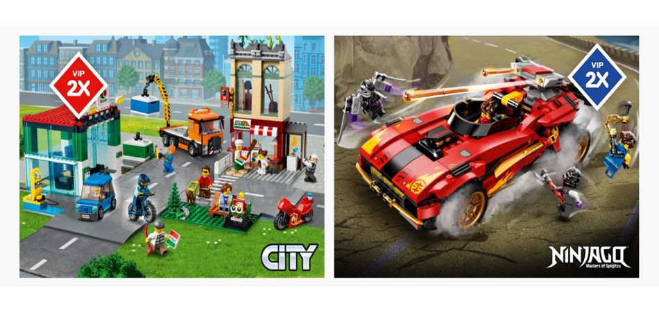 Últimos días de Doble de puntos VIP en LEGO Store