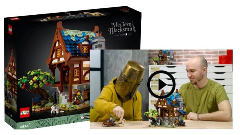 LEGO 21325 Medieval Blacksmith: vídeo de los creadores de este set oficial