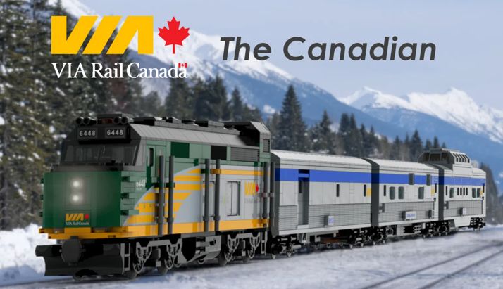 LEGO Ideas Via Rail Canada logra ser revisado