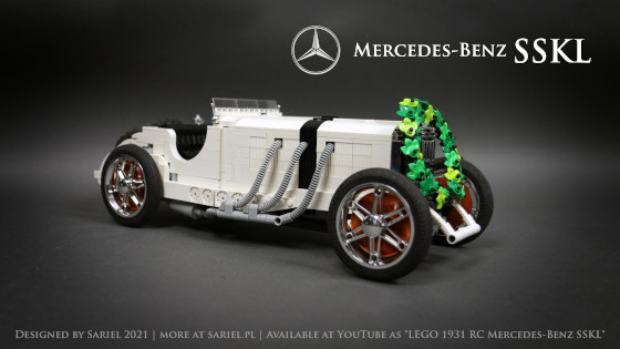 El Mercedes Benz SSKL: un MOC de leyenda