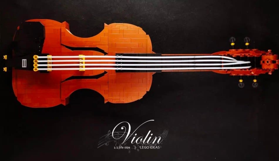 Un violín consigue llegar a revisión de LEGO Ideas