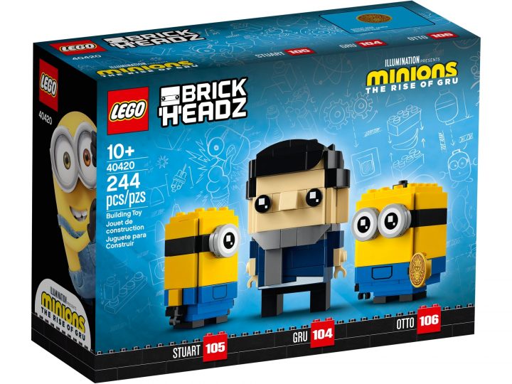 LEGO Minions BrickHeadz (40420-40421) ya disponibles