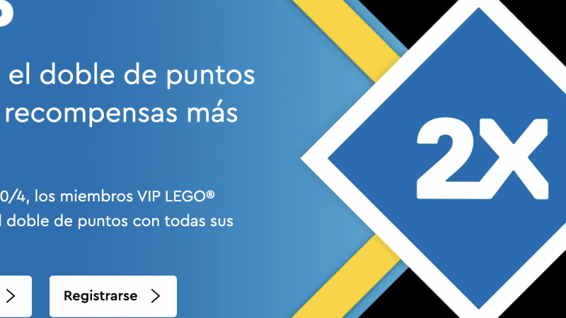 ¡Activada la promo: doble puntos VIP en la tienda online LEGO !