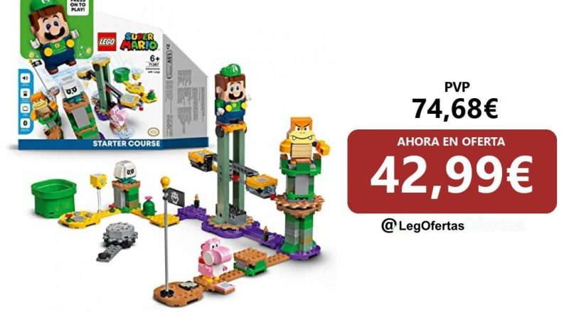 No te pierdas el 42% de descuento en LEGO Luigi Pack Inicial (71387)