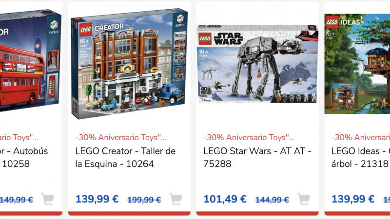 Aprovecha el -30%  en LEGO  de ToysRUs