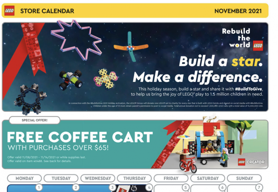 Descubrimos el calendario de noviembre de la LEGO Store