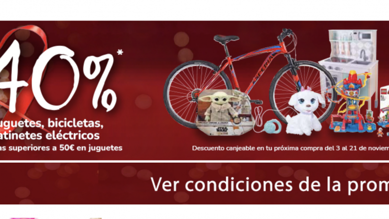 ¡VUELVE EL 40% EN CARREFOUR!