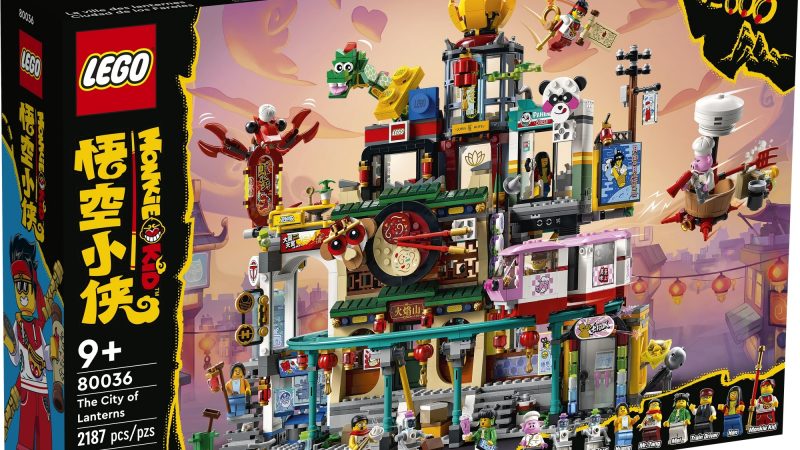 LEGO Monkie Kid 2022: Ciudad de los Faroles (80036) deslumbra