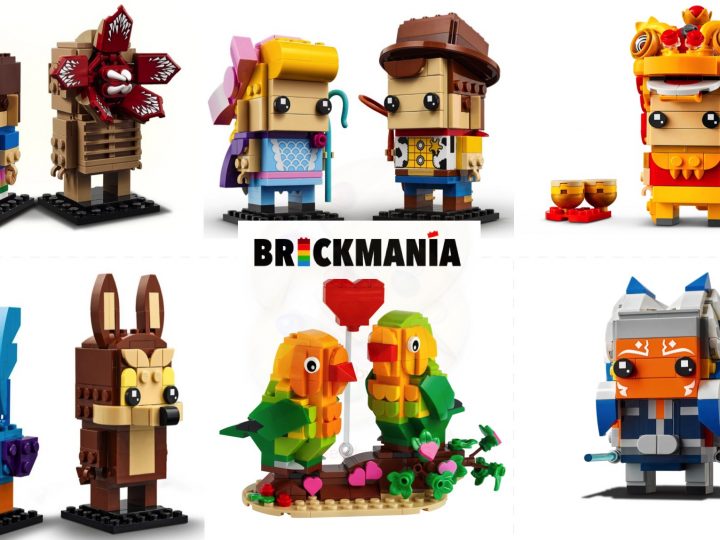 Avalancha de novedades LEGO BrickHead 2022
