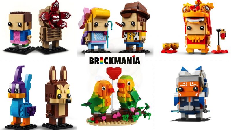 Avalancha de novedades LEGO BrickHead 2022
