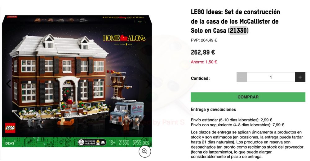 Disponible LEGO Ideas Home Alone (21330)