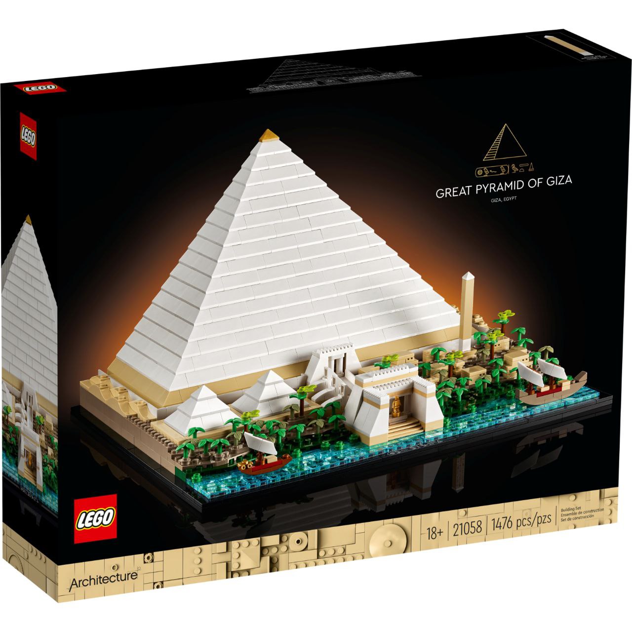 Nuevo LEGO Architecture Gran Pirámide de Guiza 21058