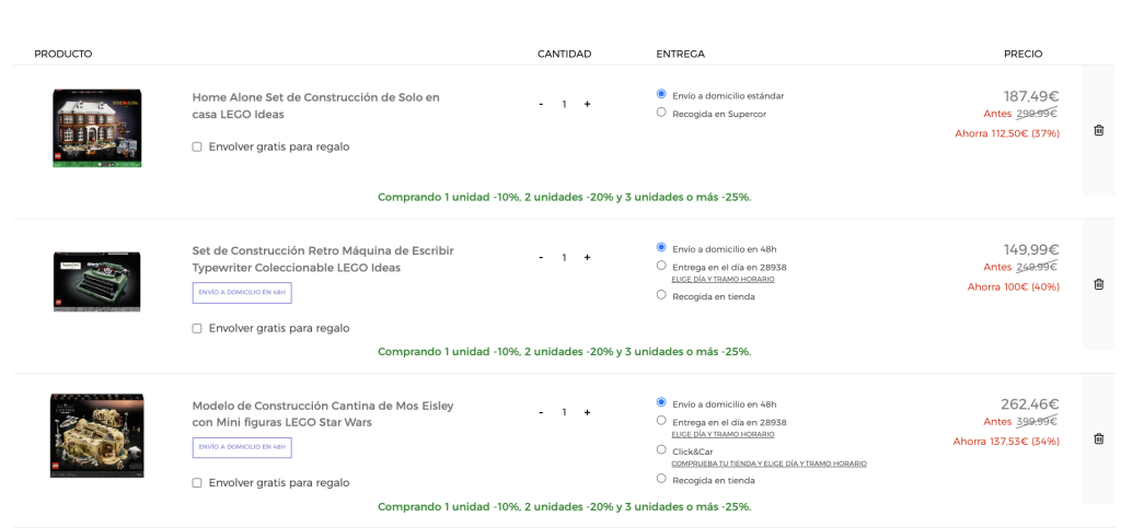 LEGO El corte ingles