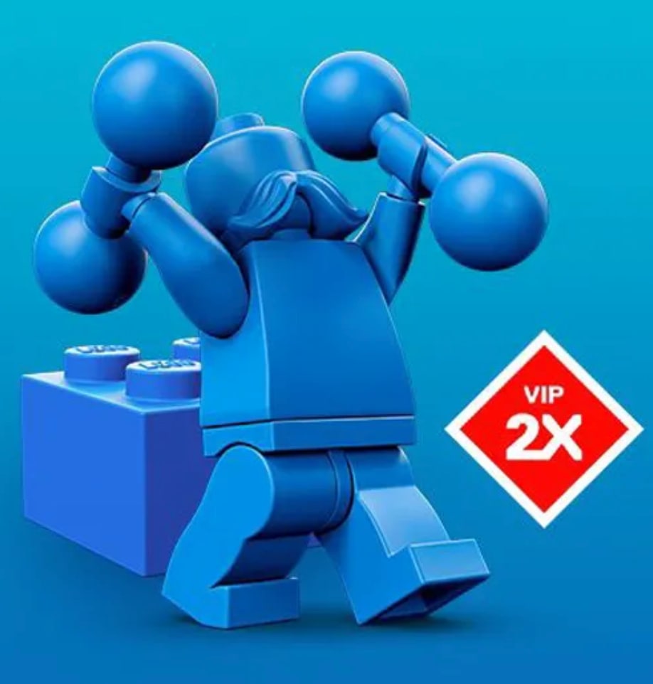 LEGO 2x PUNTOS VIPS