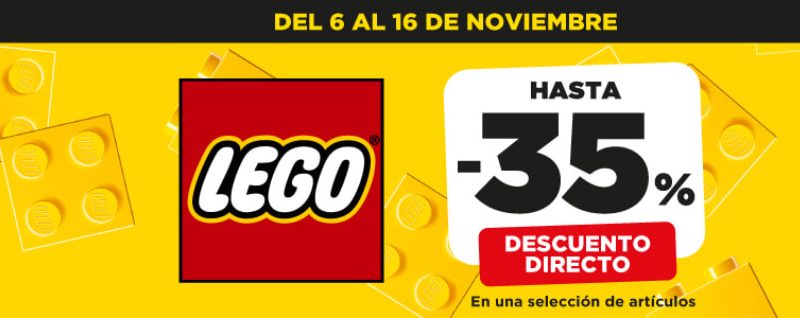 Hasta 35% descuento en sets de LEGO en ToysRUs