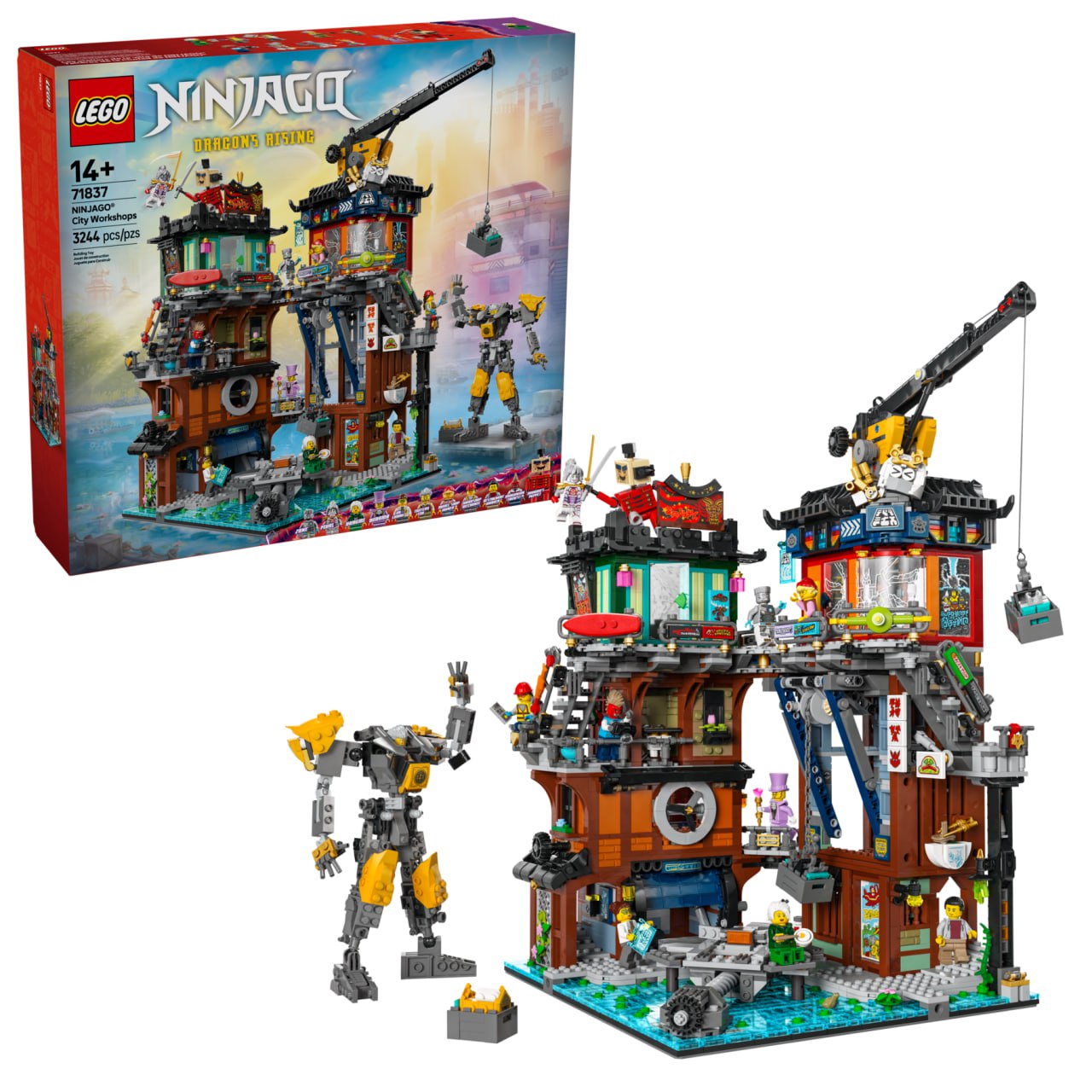 LEGO NINJAGO Talleres de la Ciudad de NINJAGO (71837)