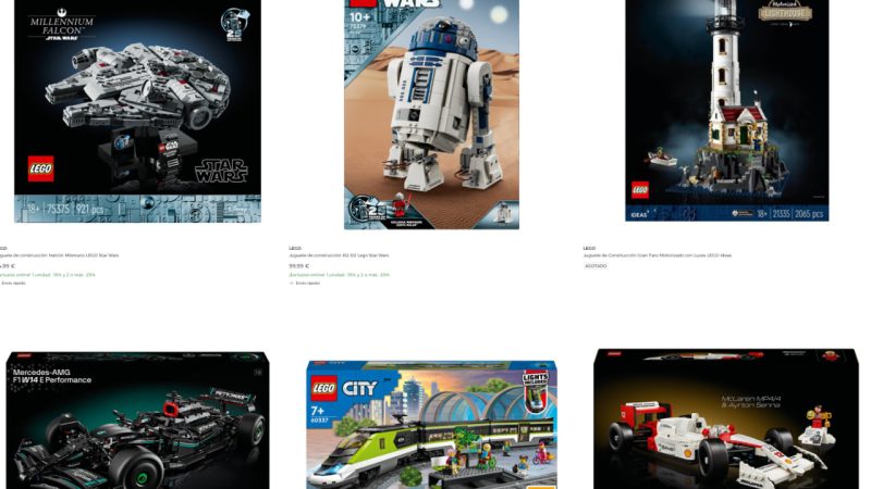 El Corte Inglés: regresa el 25% descuento en todo LEGO