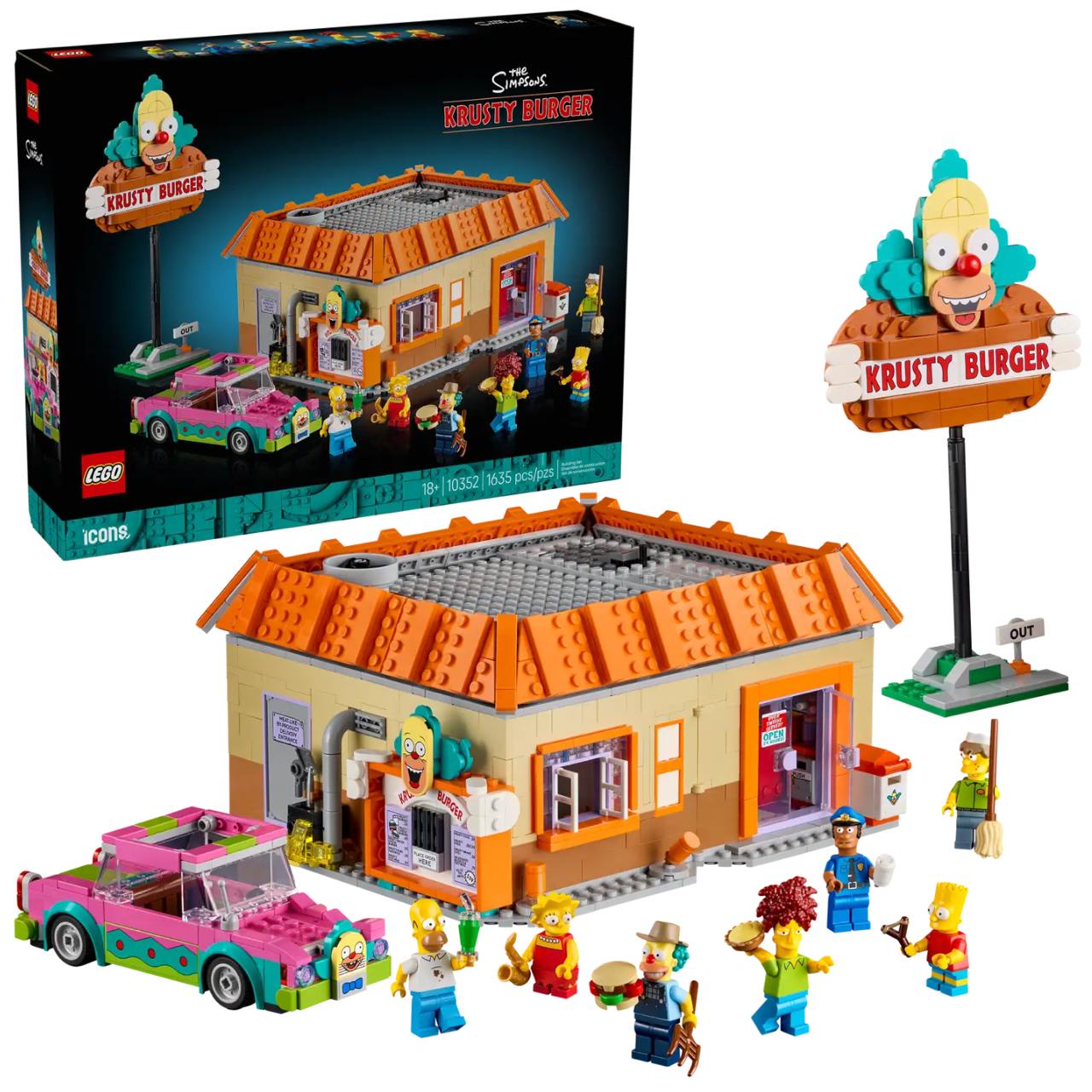 ¡Vuelven Los Simpsons! LEGO Krusty Burger (10352)