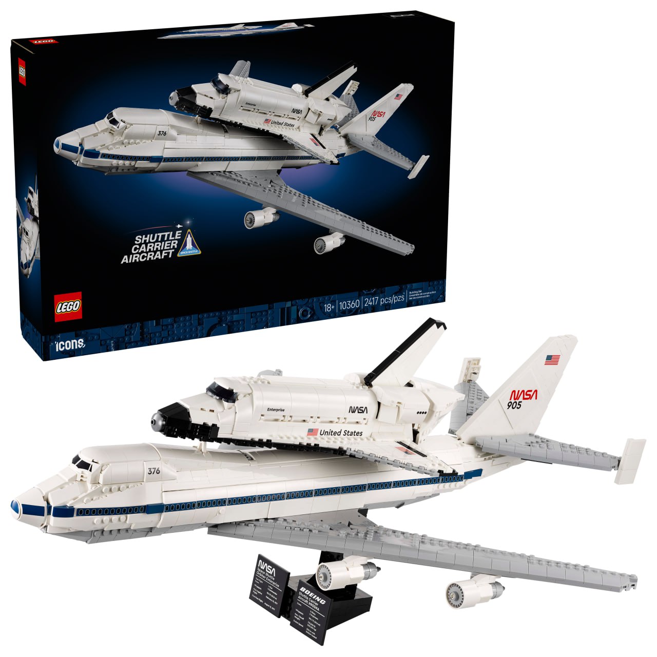 LEGO Space Shuttle Transport “Jumbo” (10360): precio, fecha, piezas y dimensiones