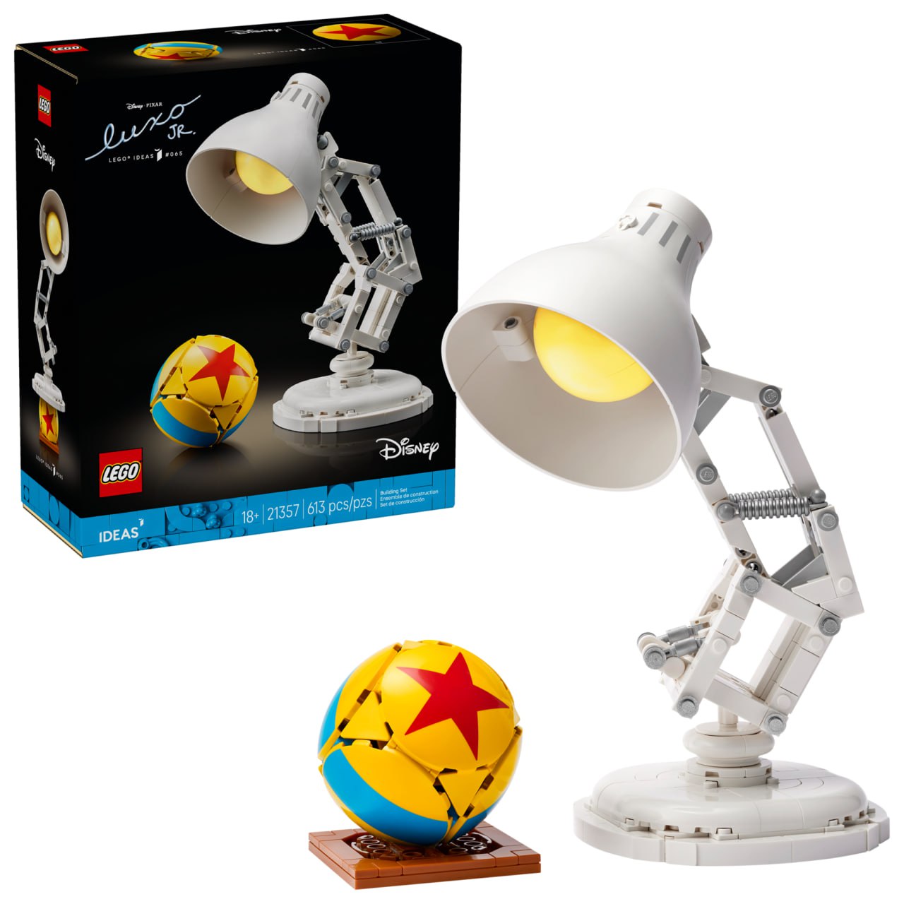 LEGO Disney Pixar: Luxo Jr. (21357): precio, fecha, piezas y todos los detalles