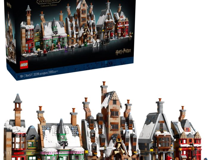 LEGO 76457 Hogsmeade Village Coleccionista: la calle mágica de invierno en ladrillos