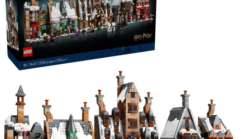 LEGO 76457 Hogsmeade Village Coleccionista: la calle mágica de invierno en ladrillos
