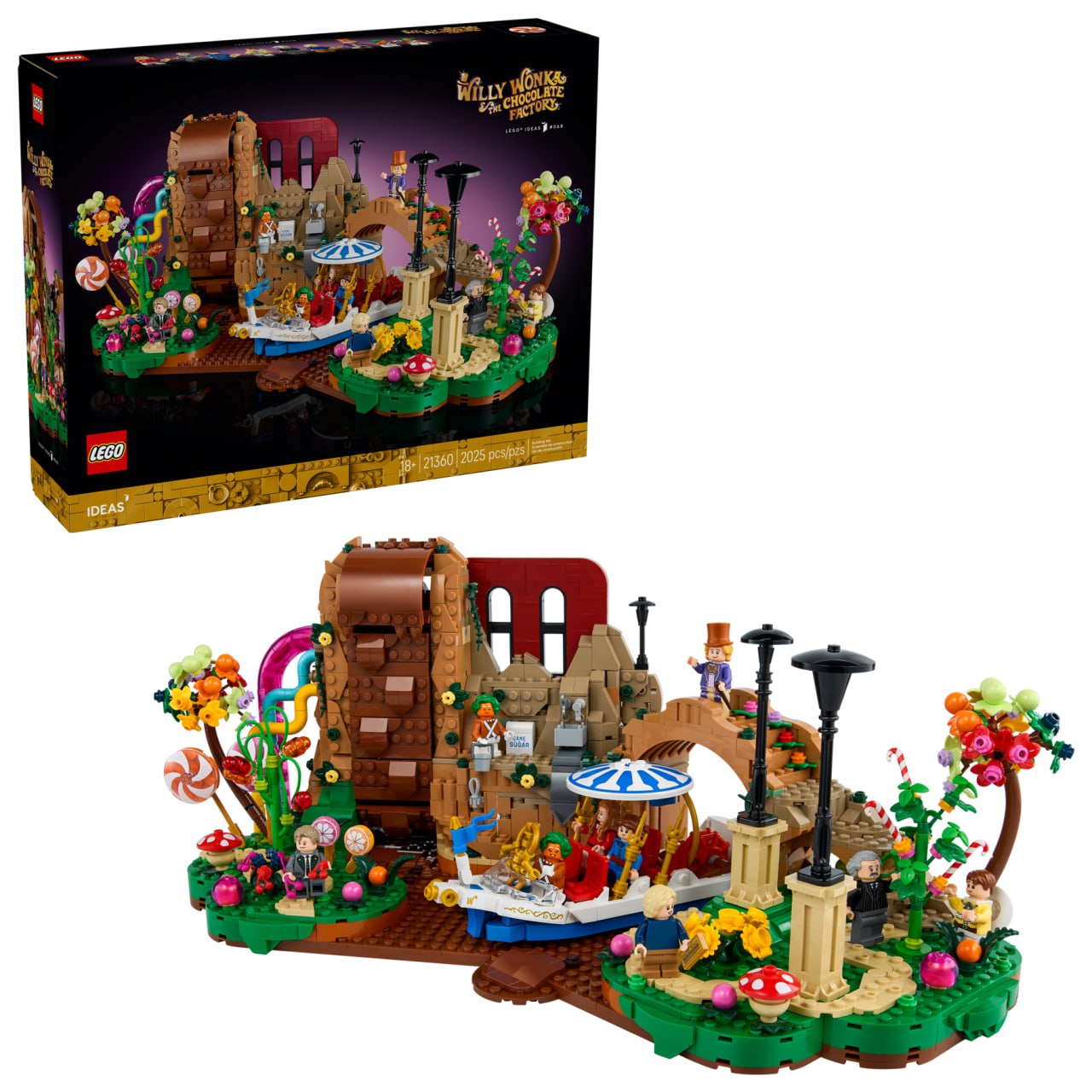 LEGO 21360 Willy Wonka & the Chocolate Factory: llega la fábrica de chocolate más dulce