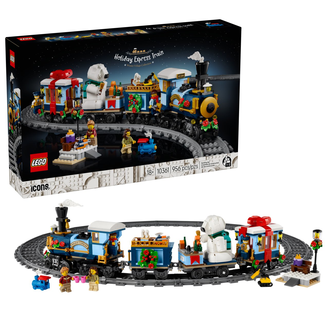 LEGO 10361 Holiday Express Train: magia navideña sobre rieles