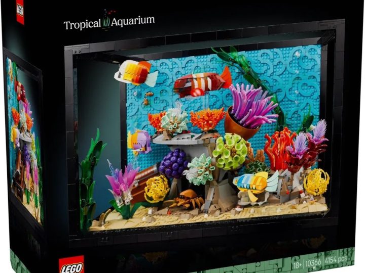 LEGO Icons Acuario Tropical (10366): precio, fecha y número de piezas