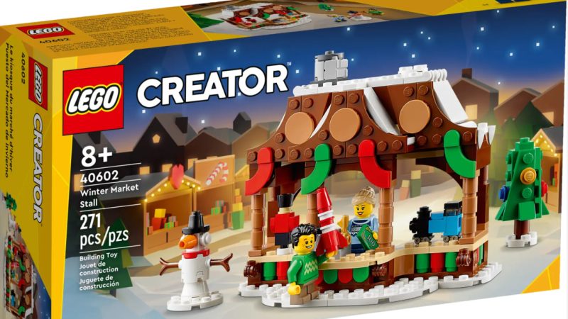 Free: GWP Codes at LEGO Store – Winter Market Stall (40602)