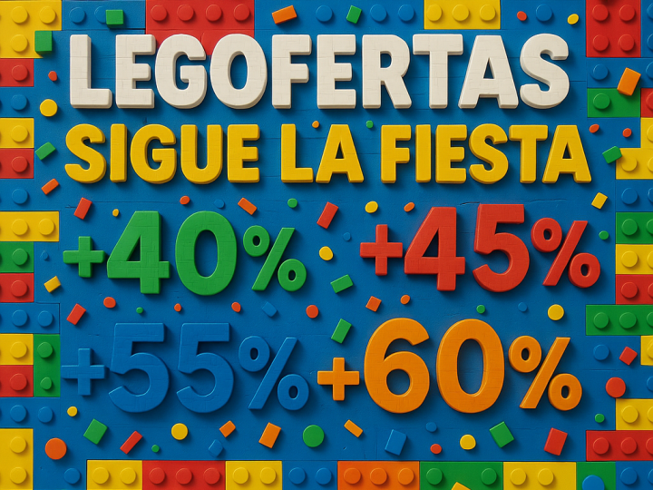 LEGOFERTAS sigue la fiesta: ¡Descuentos del 40% al 60% en sets LEGO! 🎉