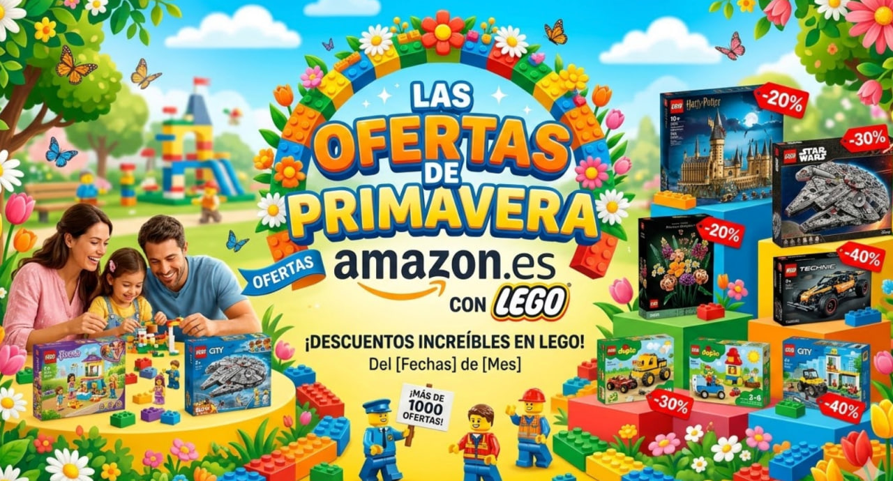 Ofertas de Primavera de Amazon en LEGO:
