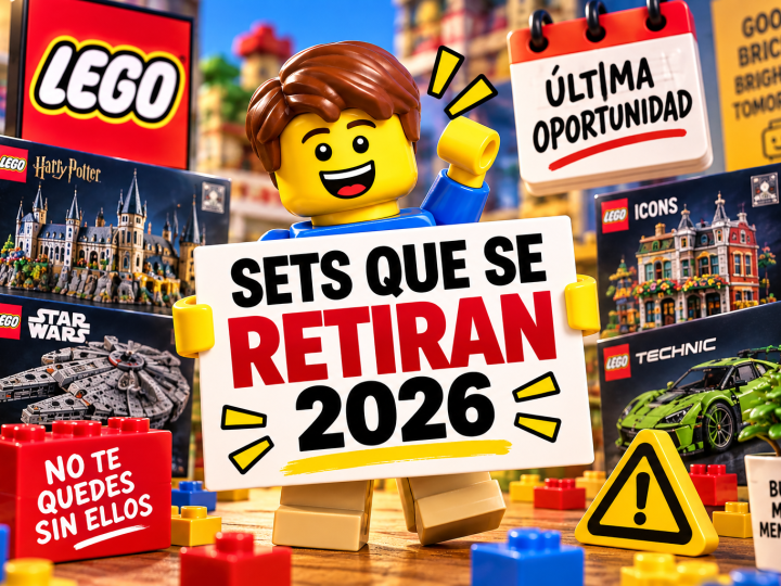 Sets LEGO que se retiran en 2026: adelantante o sufre Wallapop