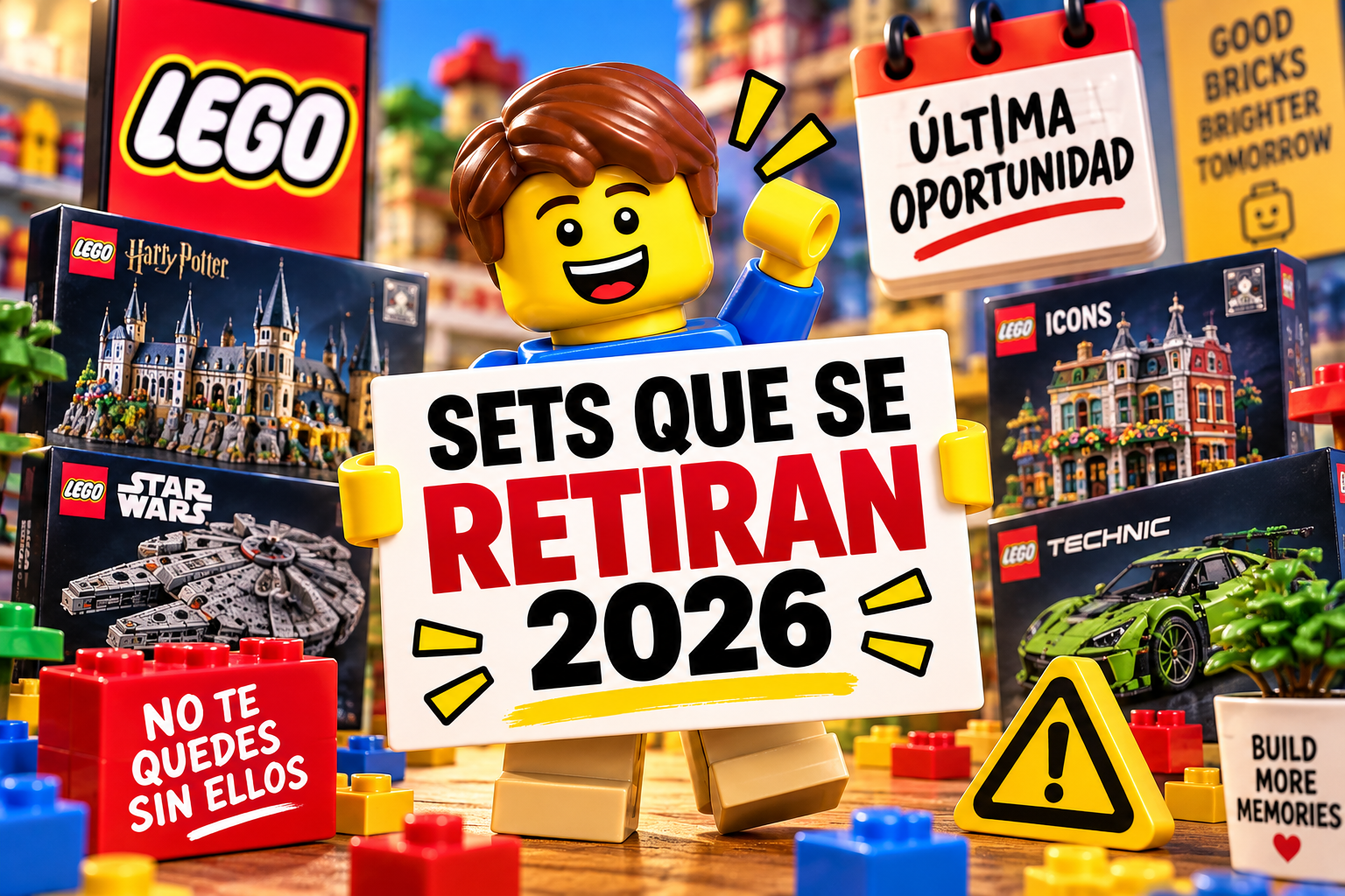 Sets LEGO que se retiran en 2026: adelantante o sufre Wallapop